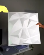 White Crystal 3D Wall Panel, 50x50cm - Image 3