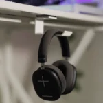 White Headset Hanger