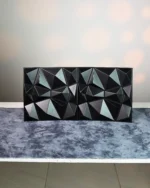 Black Crystal 3D Wall Panel, 30x30cm
