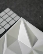 White Crystal 3D Wall Panel, 30x30cm - Image 4