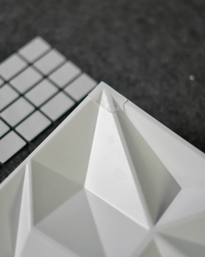 White Crystal 3D Wall Panel, 30x30cm - Image 4