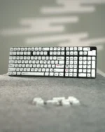 White Arabic Pudding Keycaps