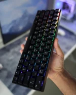 T-Wolf Wireless Gaming Keyboard 60% - Black - Image 6