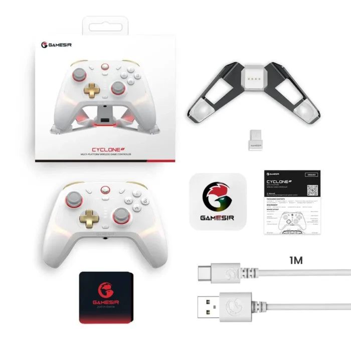 White GameSir Cyclone 2 Multiplatform Controller - Image 5