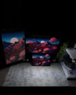 White Marble Mousepad (50x100) - Image 2