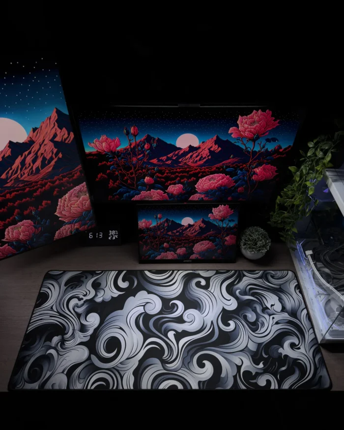 ⁦Smoke Mousepad (40x90)⁩ - الصورة ⁦2⁩