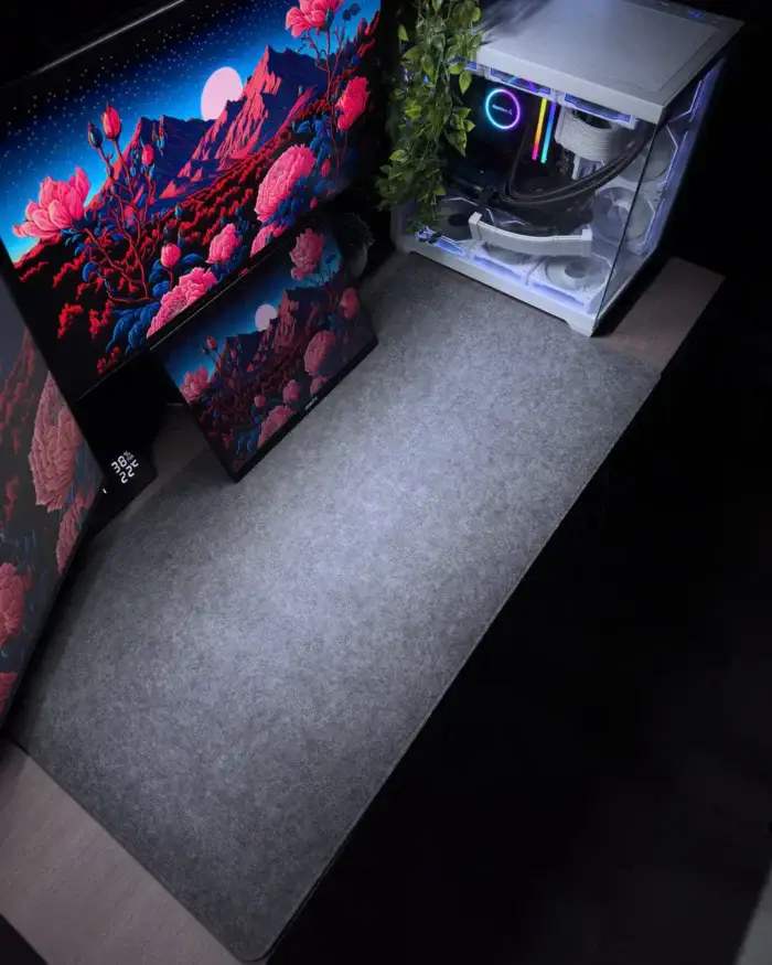 ⁦Black Office Mousepad (50x100)⁩ - الصورة ⁦1⁩