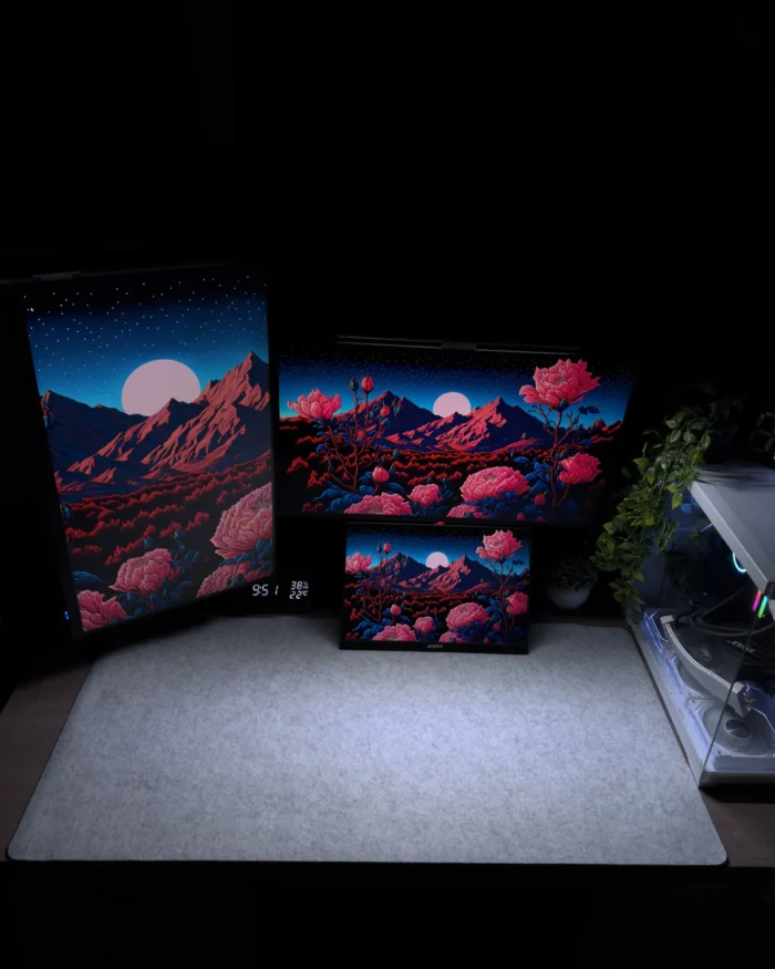 ⁦White Office Mousepad (50x100)⁩ - الصورة ⁦2⁩