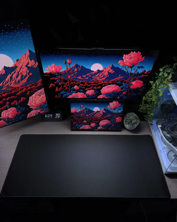 Black Blank Mousepad (40x90) - Image 2