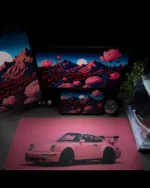 Pink Porsche Mousepad (40x90) - Image 2