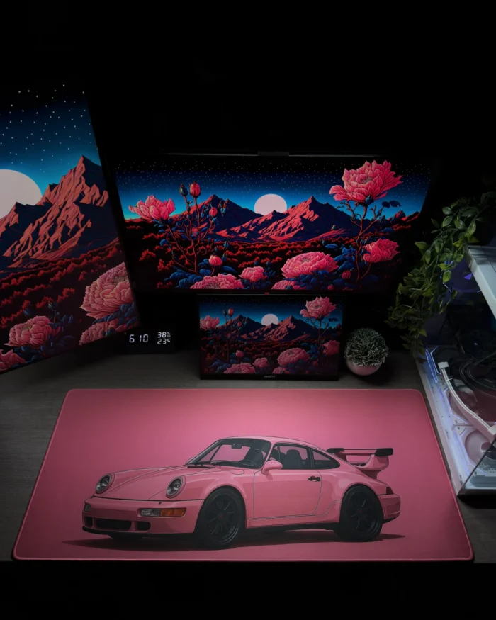 Pink Porsche Mousepad (40x90) - Image 2