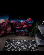 ⁦Cyber Maze Mousepad (30x80)⁩ - الصورة ⁦2⁩