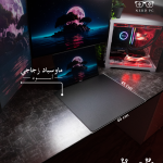 Black Glass Mousepad