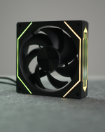 Black Infinity PC Fan Reversed - Image 2