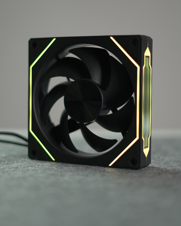 Black Infinity PC Fan Reversed - Image 2