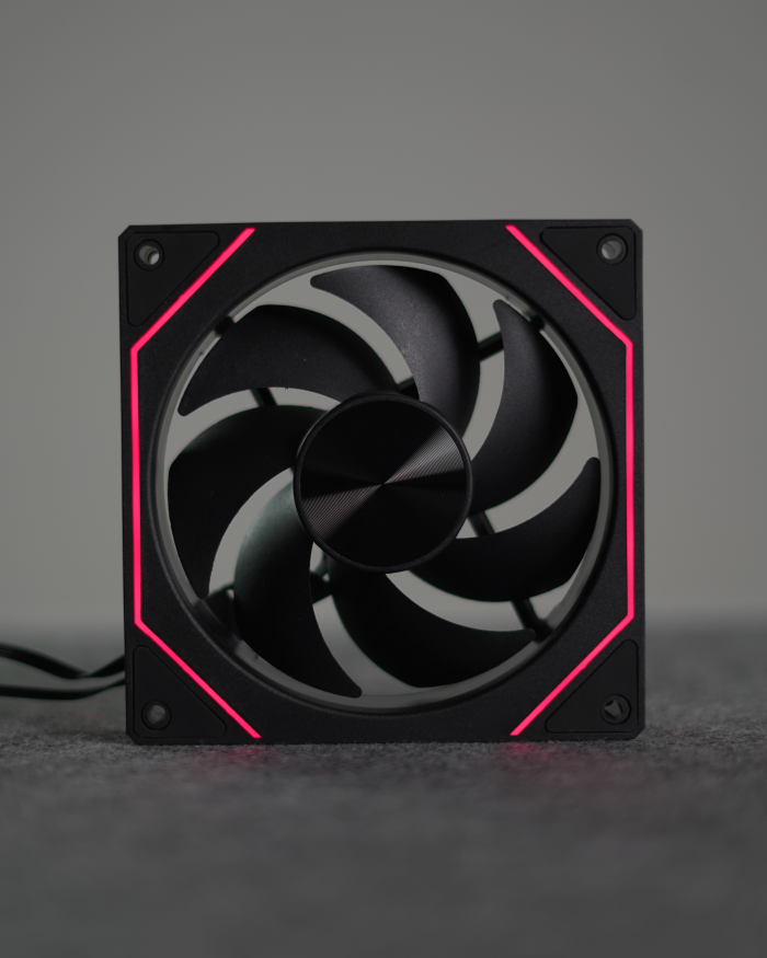 Black Infinity PC Fan Reversed - Image 3