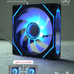 Black Infinity RGB PC Fan Reversed