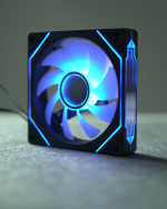 Black Infinity RGB PC Fan Reversed - Image 2
