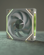 White Infinity PC Fan Reversed - Image 2