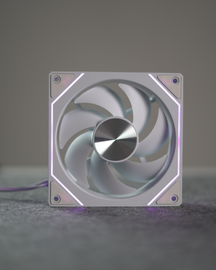 White Infinity PC Fan Reversed - Image 3
