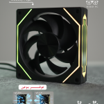 Black Infinity PC Fan Reversed