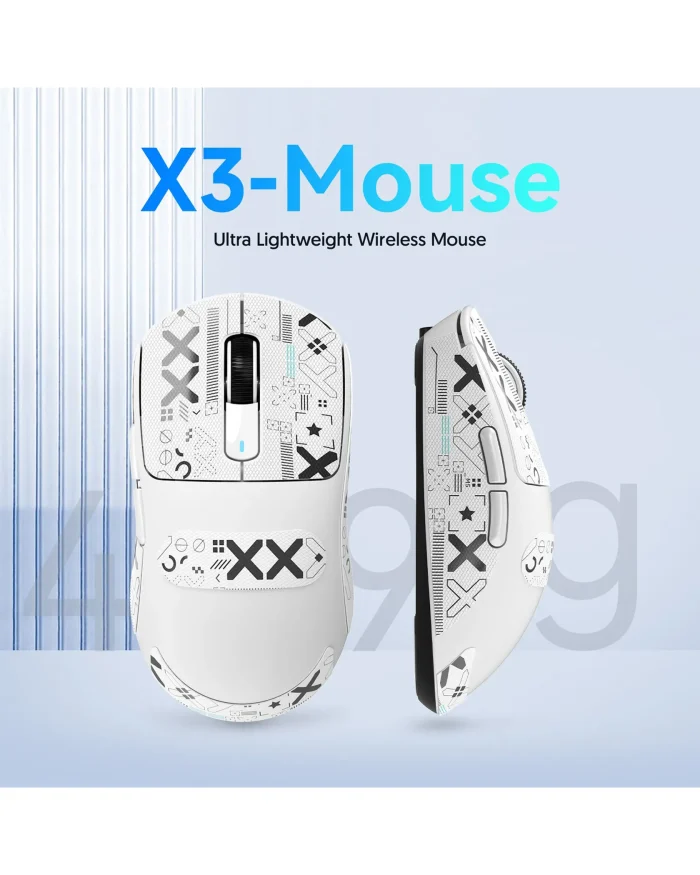 ATTACK SHARK X3 Pro Wireless Gaming Mouse – Black - Image 4