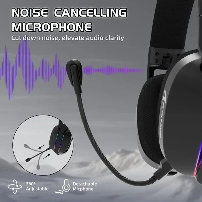 Attack Shark L90 Headset - Black - Image 7