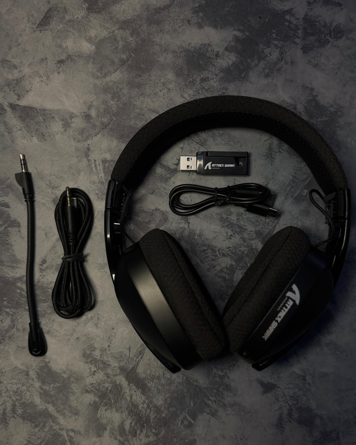 Attack Shark L90 Headset - Black - Image 3