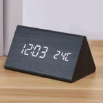 Wooden Clock - Black