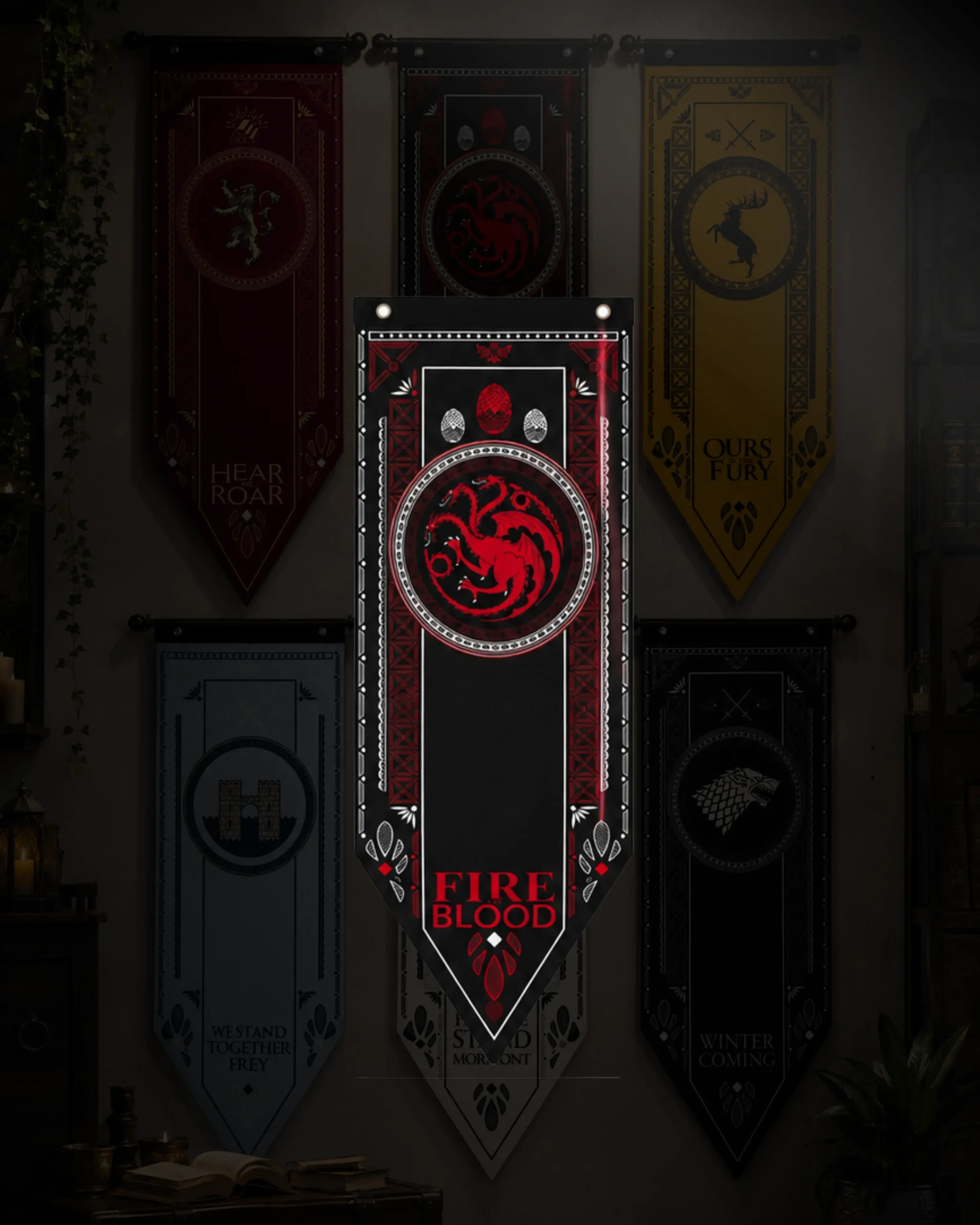 IMG_1502 Banner- GOT house Targaryen - Image 1