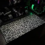 Doodles Mousepad - White (40x90)