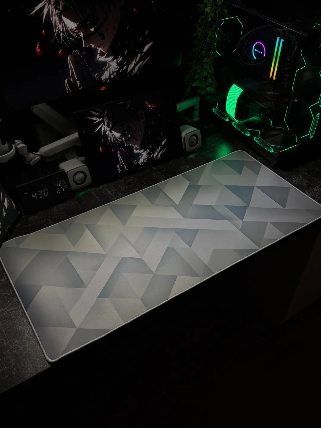 70 Reflections Mousepad - White(40x90) - Image 1